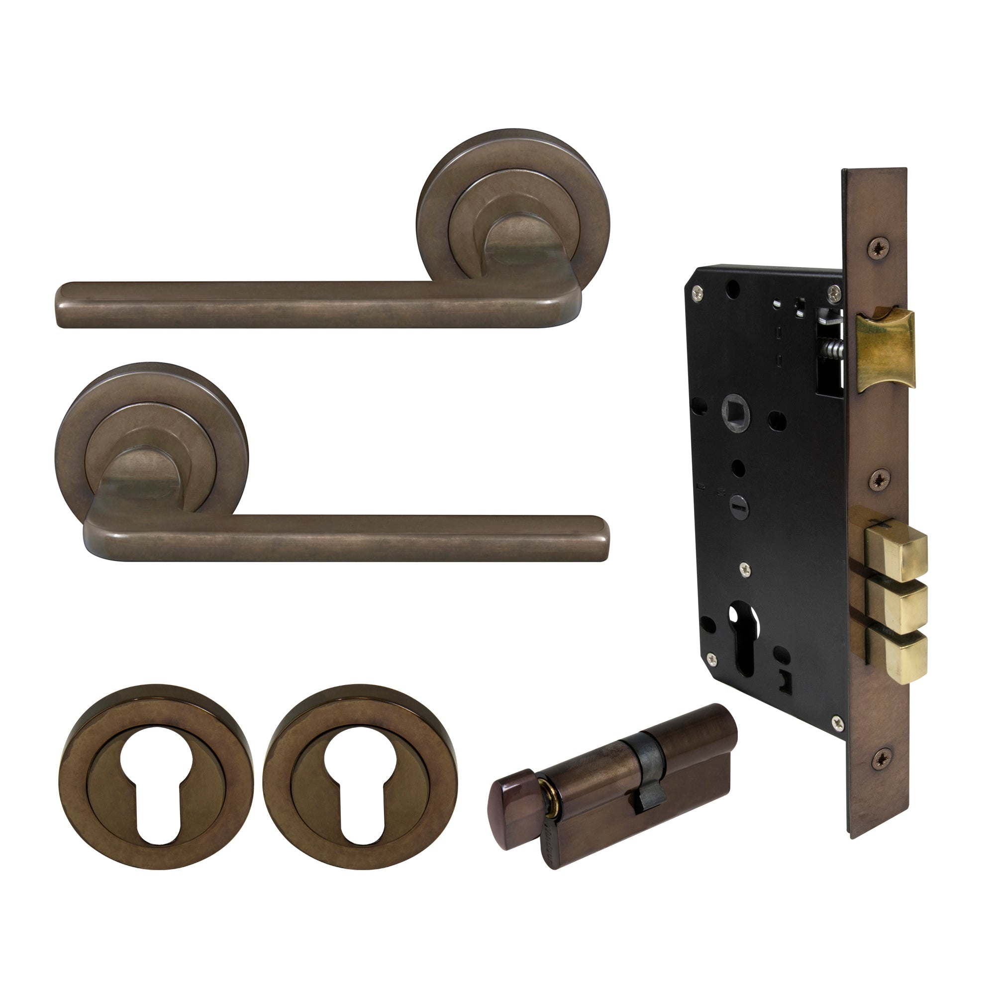 Chalet Entrance Set - Antique Bronze