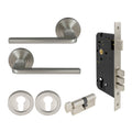 Chalet Entrance Set - Brushed Nickel
