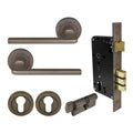 Chalet Entrance Set - Natural Bronze