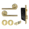 Chalet Entrance Set - Polished Brass