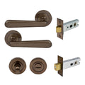 Villa Privacy Set - Antique Bronze