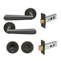 Villa Privacy Set - Dark Roman Brass