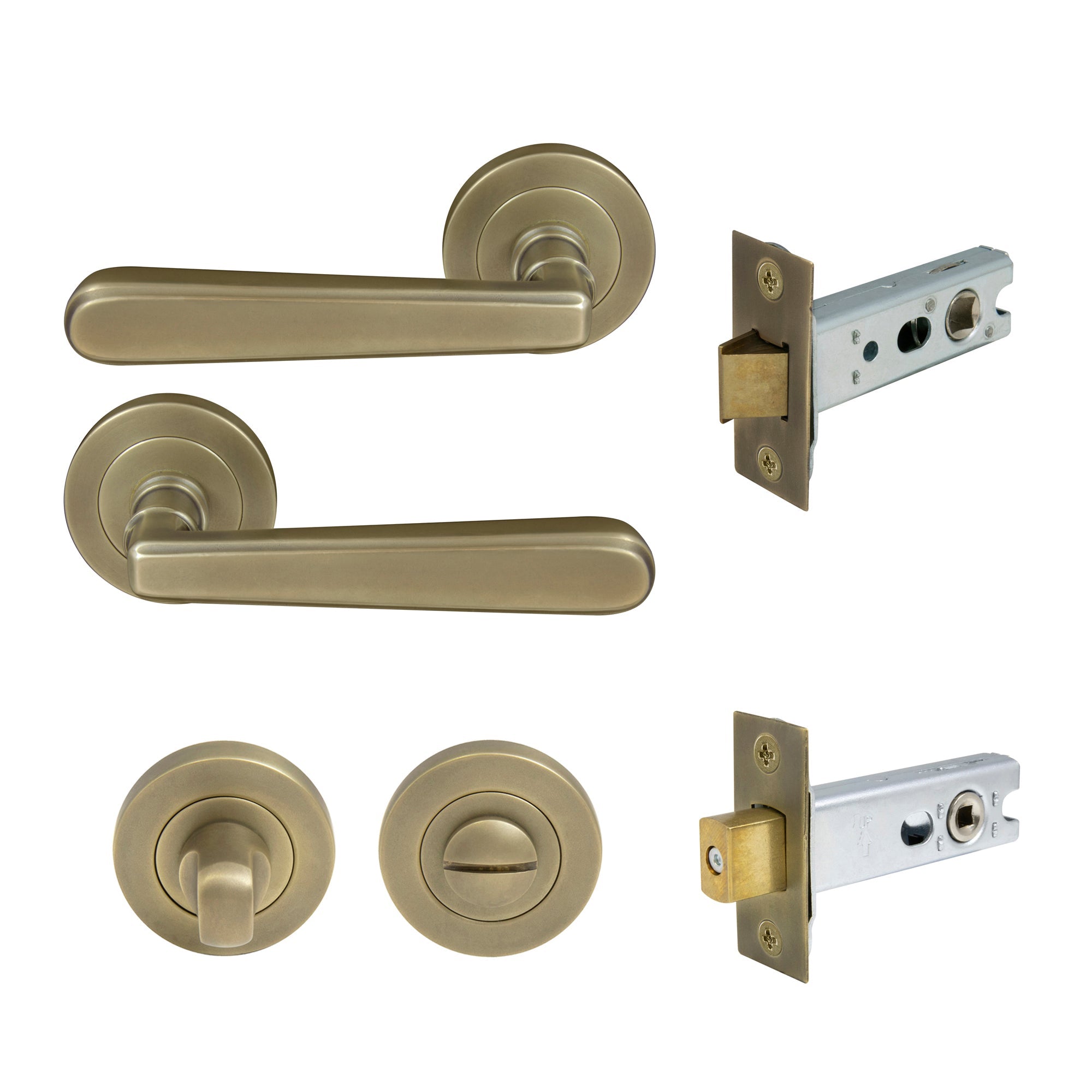 Villa Privacy Set - Roman Brass