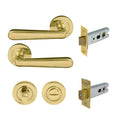 Villa Privacy Set - Unlacquered Brass