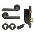 Villa Entrance Set - Dark Roman Brass