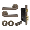 Villa Entrance Set - Natural Bronze