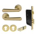 Villa Entrance Set - Polished Brass