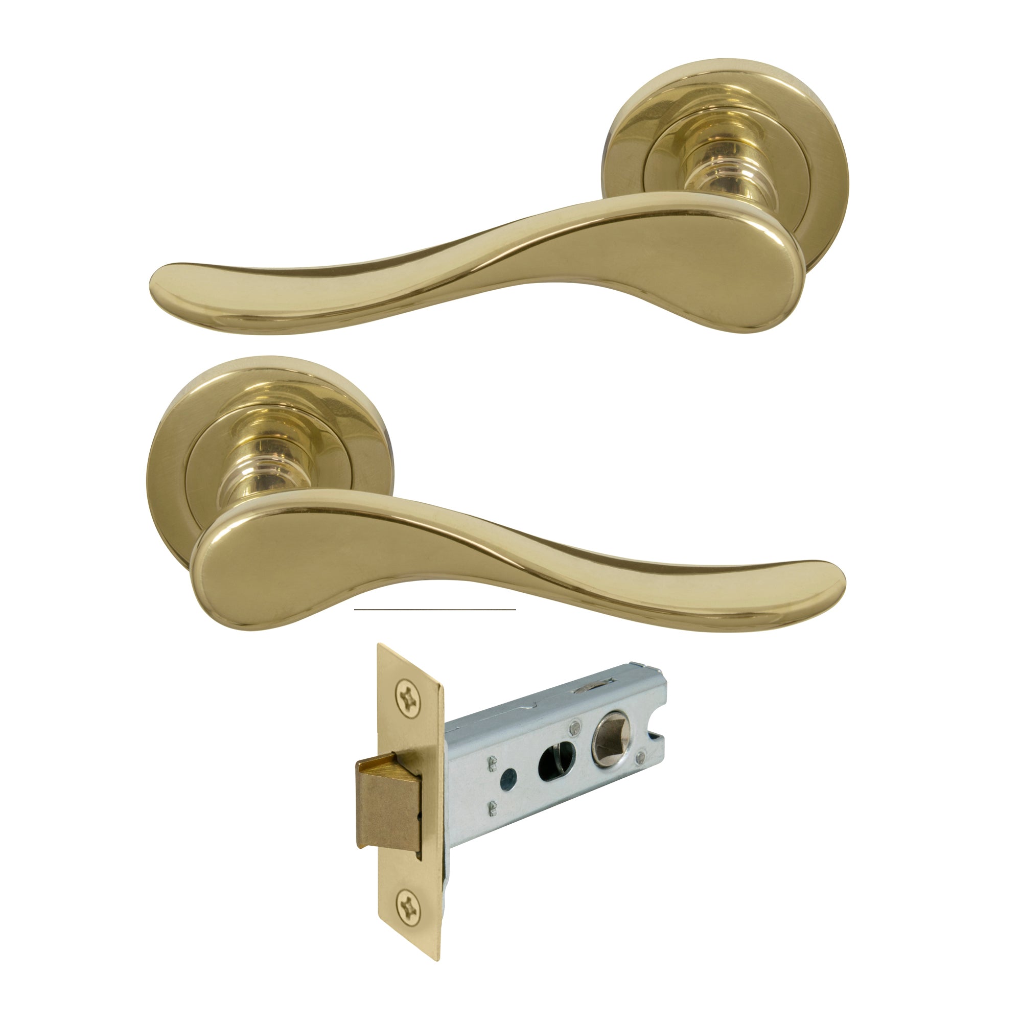 Haven Passage Set - Polished Brass