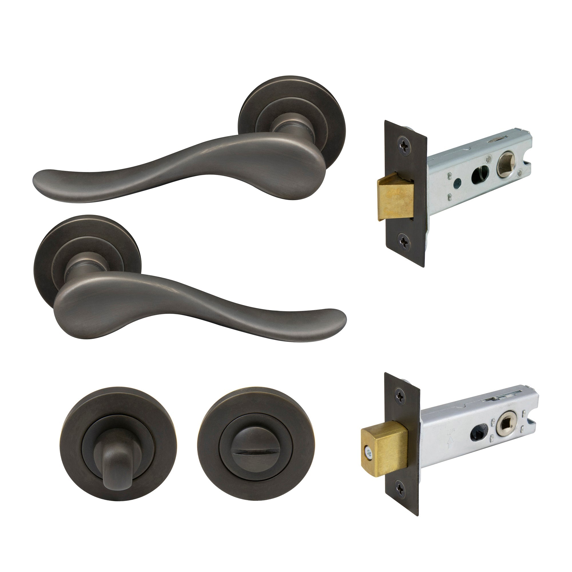 Haven Privacy Set - Dark Roman Brass