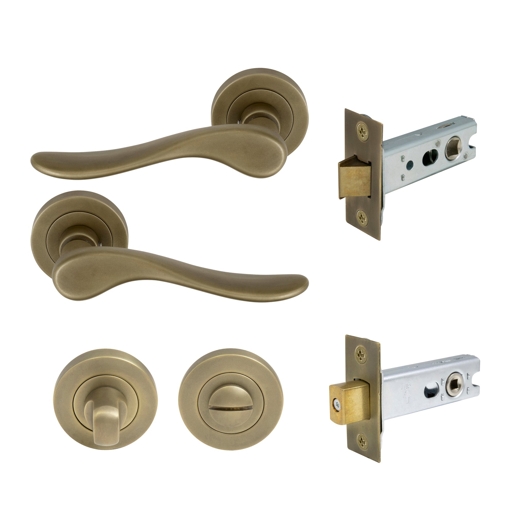 Haven Privacy Set - Roman Brass