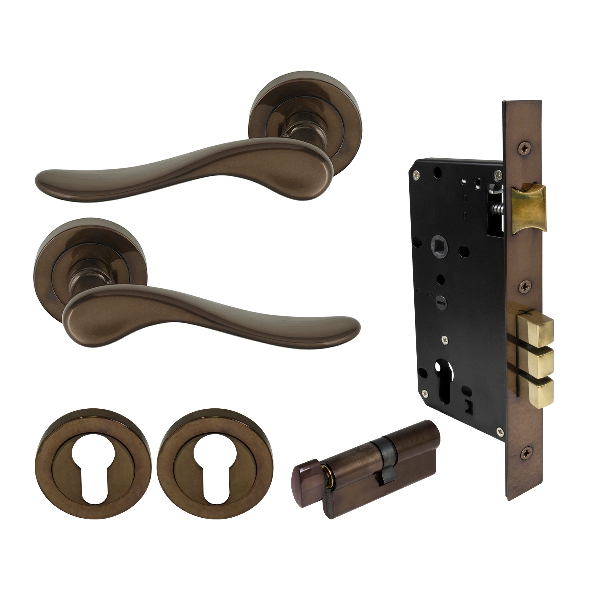 Haven Entrance Set - Antique Bronze