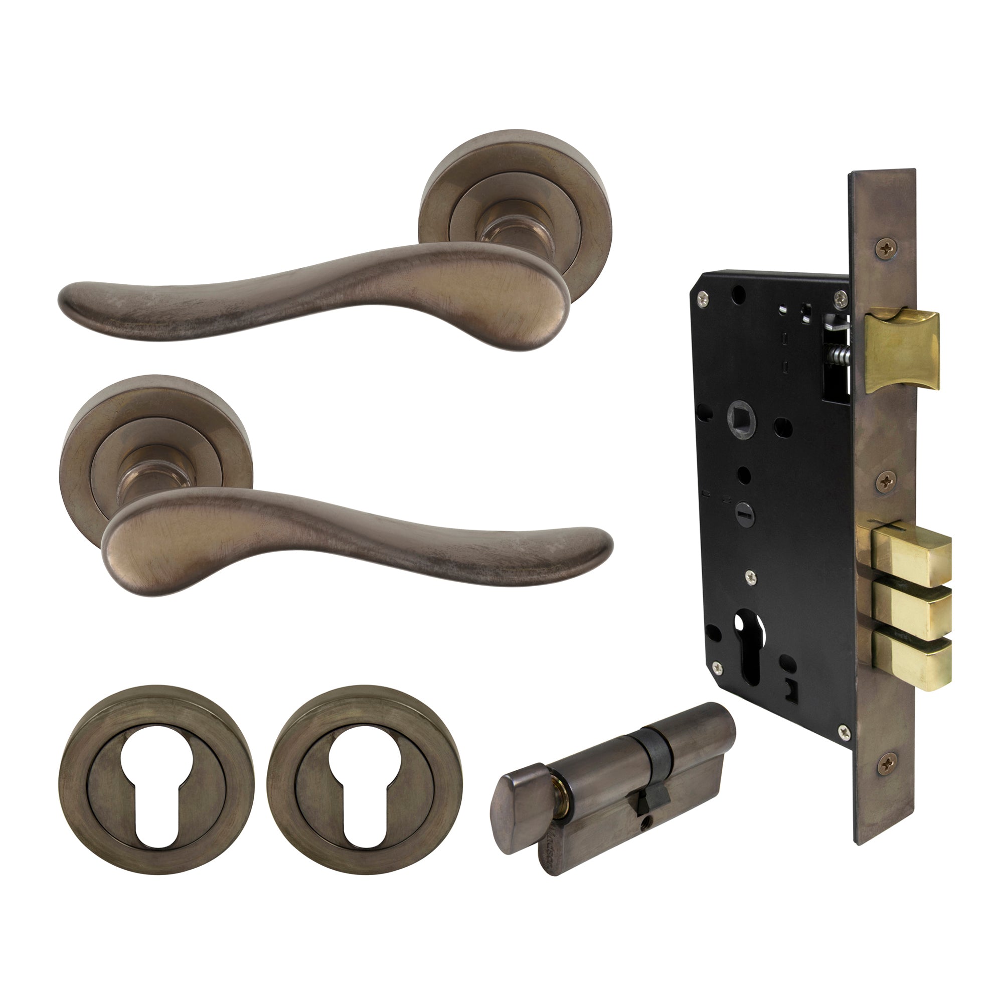 Haven Entrance Set - Natural Bronze