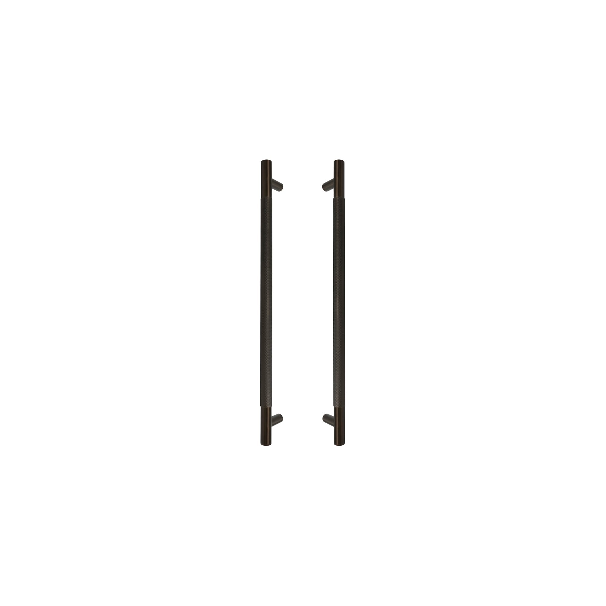 Sento Pull Handle 450mm - Diamond Knurl - Cocoa Bronze