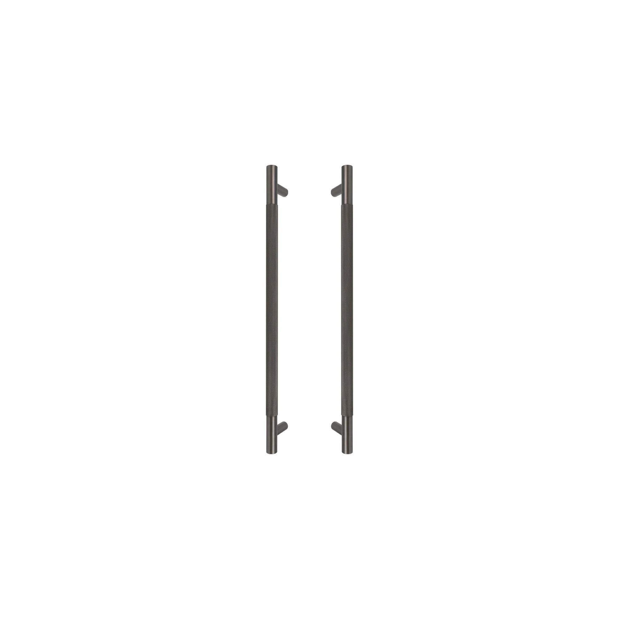 Sento Pull Handle 450mm - Diamond Knurl - Graphite Nickel
