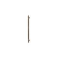 Sento Pull Handle 450mm - Diamond Knurl - Rear Fixed - Roman Brass
