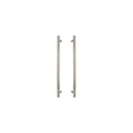 Sento Pull Handle 450mm - Linear Knurl - Brushed Nickel