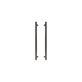 Sento Pull Handle 450mm - Linear Knurl - Cocoa Bronze