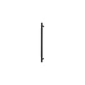 Sento Pull Handle 450mm - Linear Knurl - Face Fixed - Black