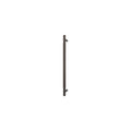 Sento Pull Handle 450mm - Linear Knurl - Face Fixed - Dark Roman Brass