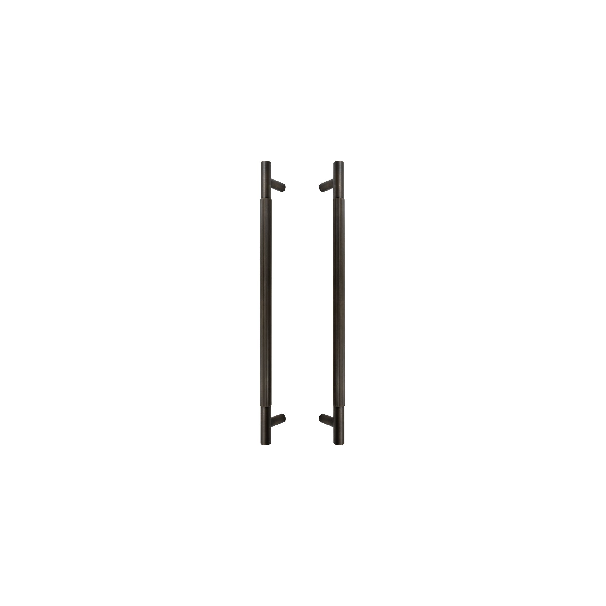 Sento Pull Handle 450mm - Linear Knurl - Oil Rubbed Bronze