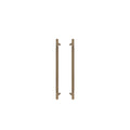 Sento Pull Handle 450mm - Linear Knurl - Roman Brass