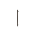 Sento Pull Handle 450mm - Linear Knurl - Rear Fixed - Cocoa Bronze