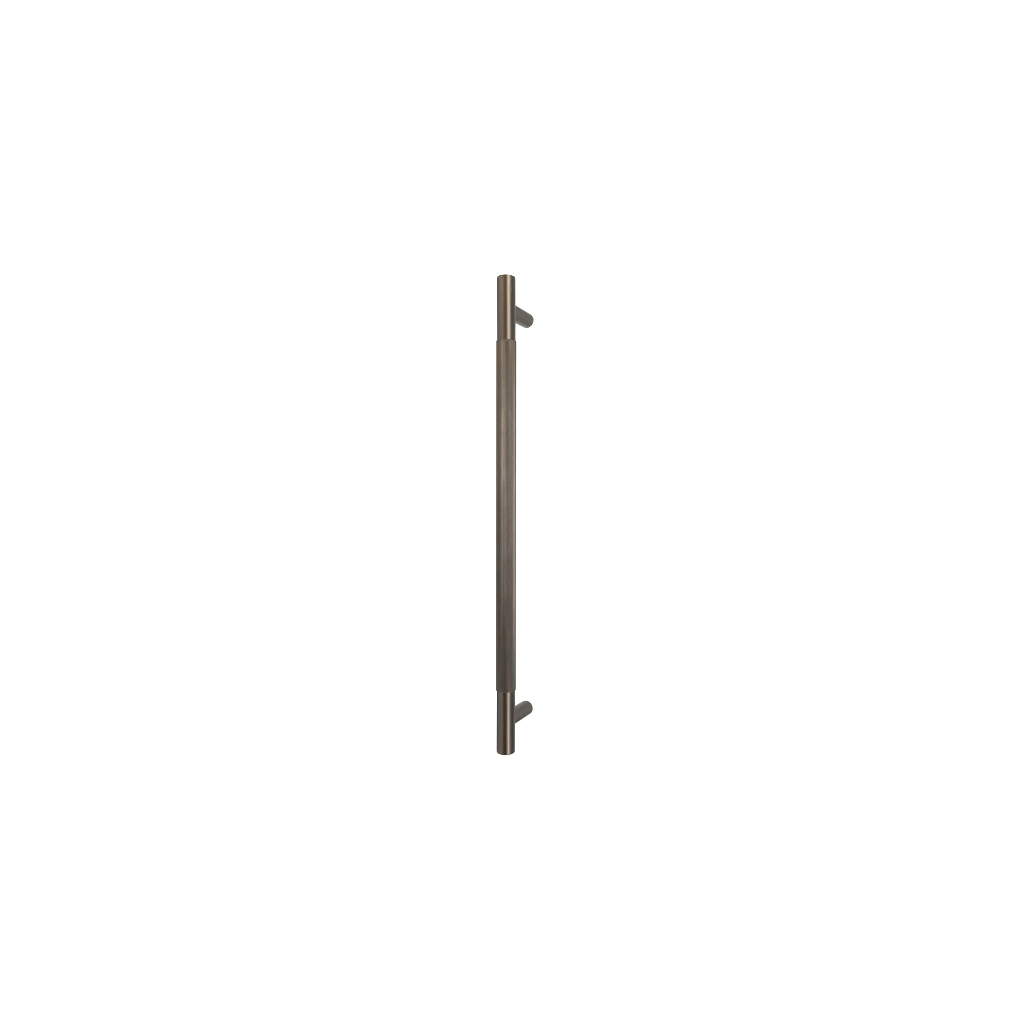 Sento Pull Handle 450mm - Linear Knurl - Rear Fixed - Graphite Nickel