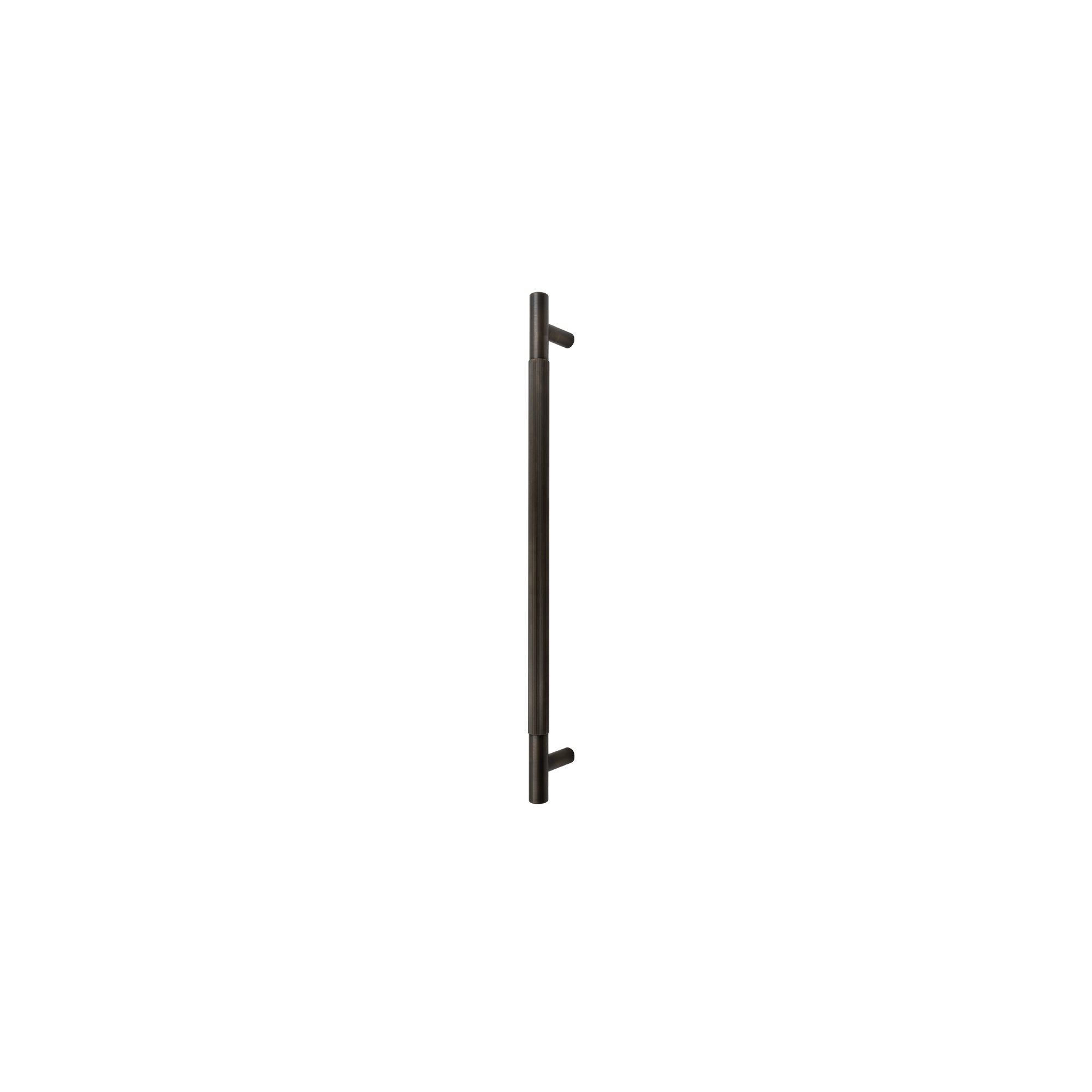 Sento Pull Handle 450mm - Linear Knurl - Rear Fixed - Oil Rubbed Bronze