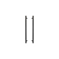 Sento Pull Handle 450mm - Plain - Black