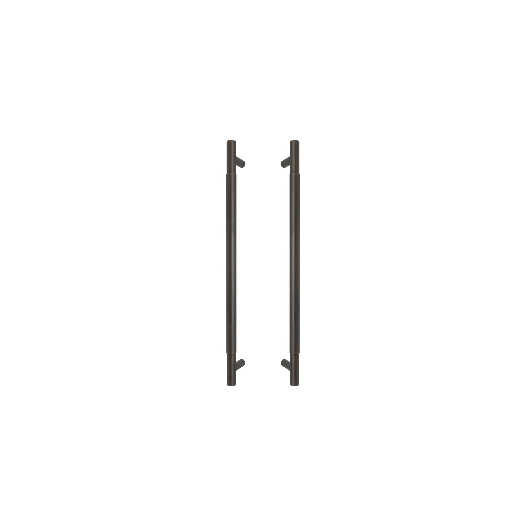 Sento Pull Handle 450mm - Plain - Dark Roman Brass