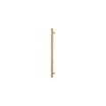 Sento Pull Handle 450mm - Plain - Face Fixed - Matt Satin Brass