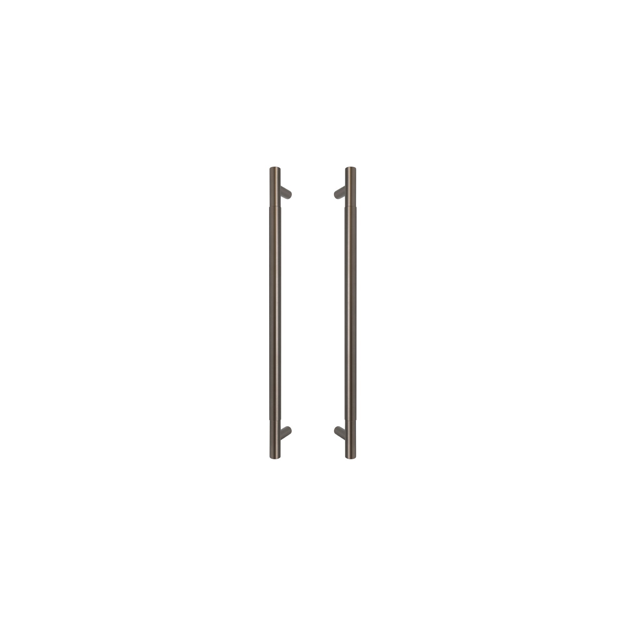 Sento Pull Handle 450mm - Plain - Graphite Nickel