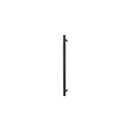 Sento Pull Handle 450mm - Plain - Rear Fixed - Black