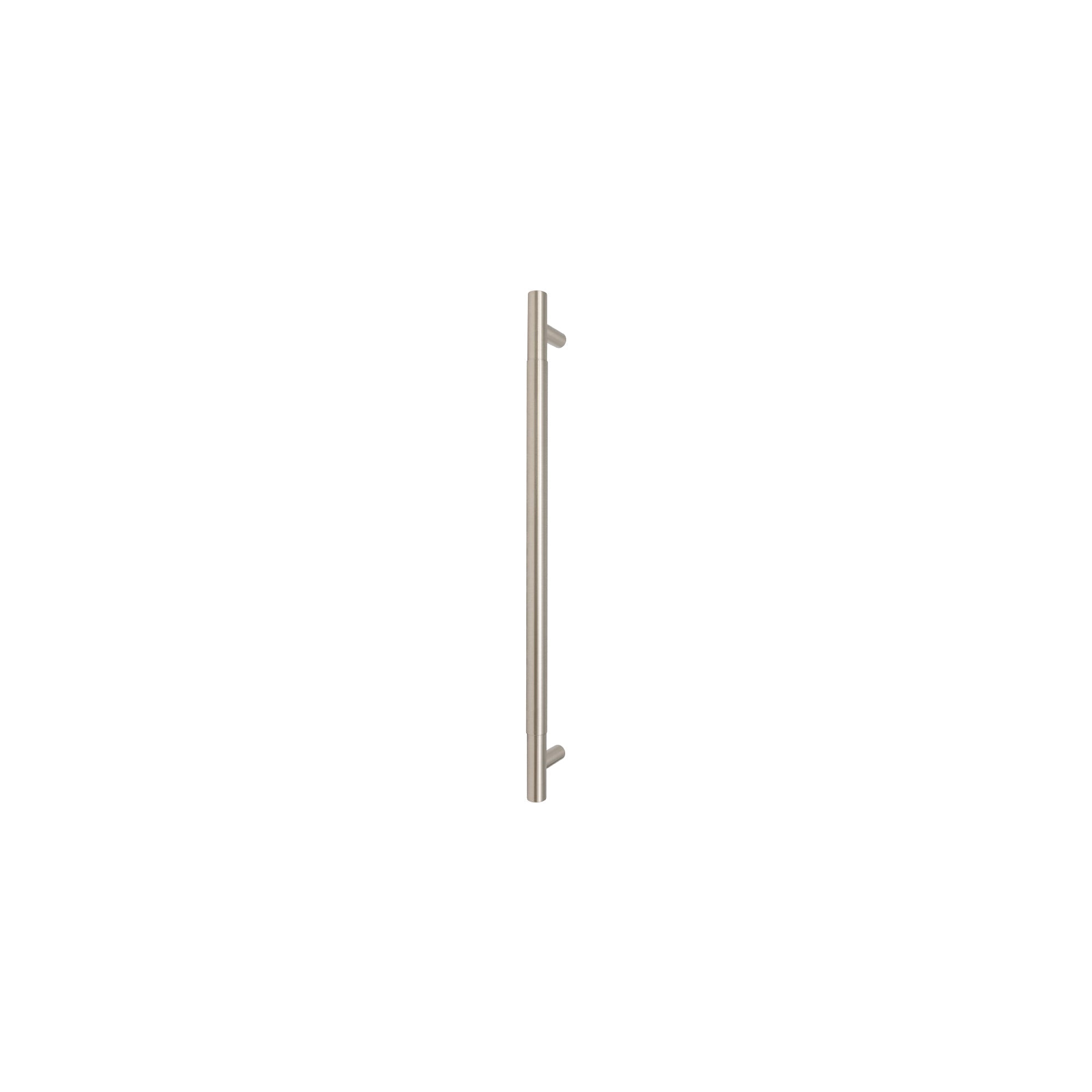 Sento Pull Handle 450mm - Plain - Rear Fixed - Brushed Nickel