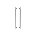 Sento Pull Handle 600mm - Diamond Knurl - Black