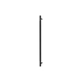 Sento Pull Handle 600mm - Diamond Knurl - Face Fixed - Black
