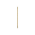 Sento Pull Handle 600mm - Diamond Knurl - Face Fixed - Matt Satin Brass