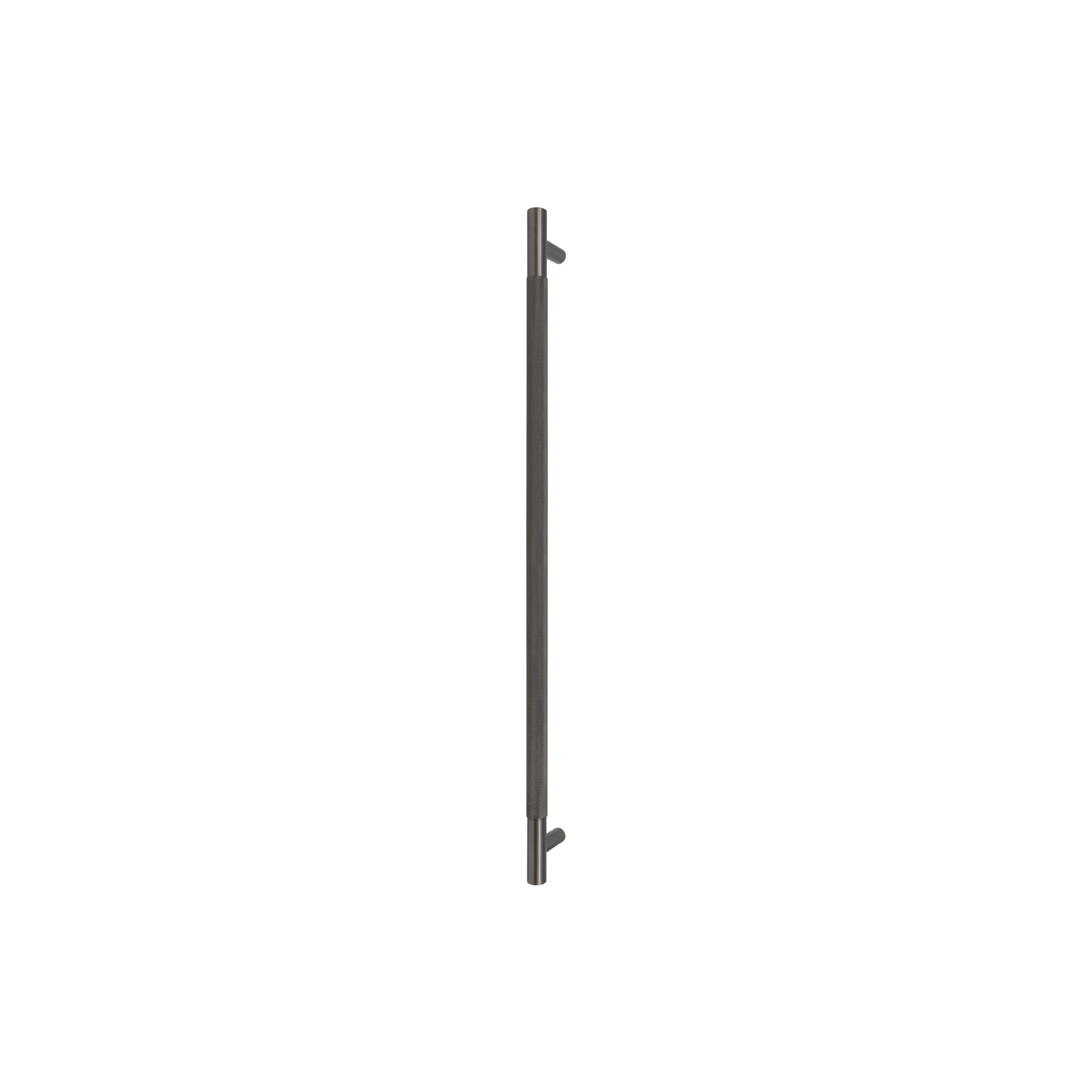 Sento Pull Handle 600mm - Diamond Knurl - Rear Fixed - Graphite Nickel