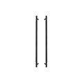 Sento Pull Handle 600mm - Linear Knurl - Black