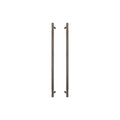 Sento Pull Handle 600mm - Linear Knurl - Graphite Nickel