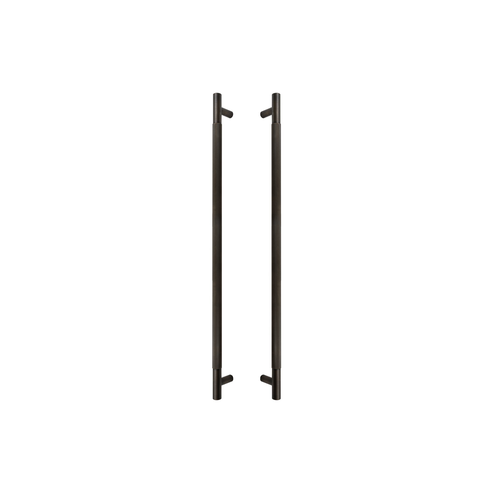 Sento Pull Handle 600mm - Linear Knurl - Oil Rubbed Bronze