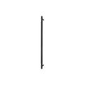 Sento Pull Handle 600mm - Linear Knurl - Rear Fixed - Black
