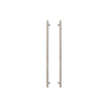 Sento Pull Handle 600mm - Plain - Brushed Nickel