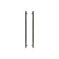Sento Pull Handle 600mm - Plain - Cocoa Bronze
