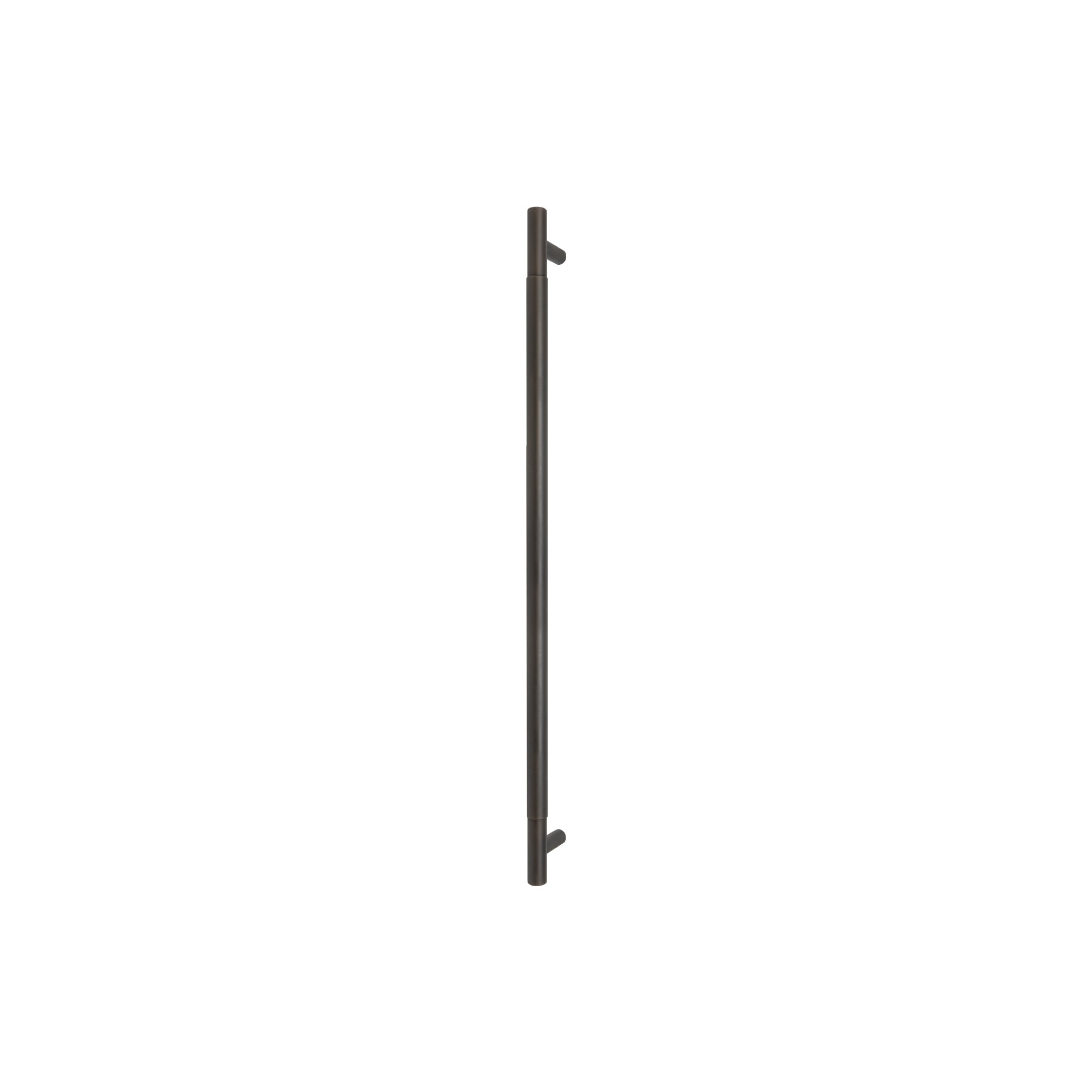 Sento Pull Handle 600mm - Plain - Face Fixed - Dark Roman Brass