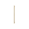 Sento Pull Handle 600mm - Plain - Face Fixed - Matt Satin Brass