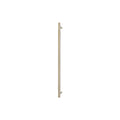 Sento Pull Handle 600mm - Plain - Face Fixed - Unlacquered Satin Brass