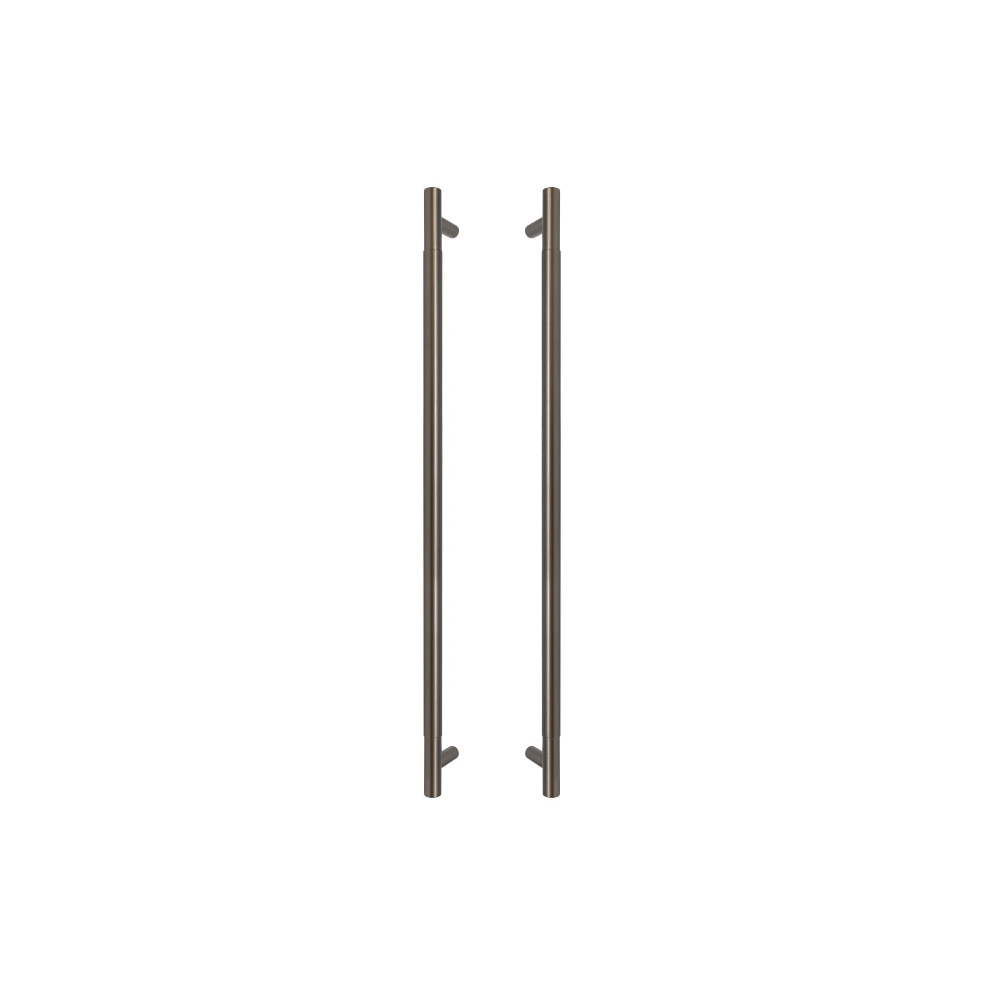 Sento Pull Handle 600mm - Plain - Graphite Nickel