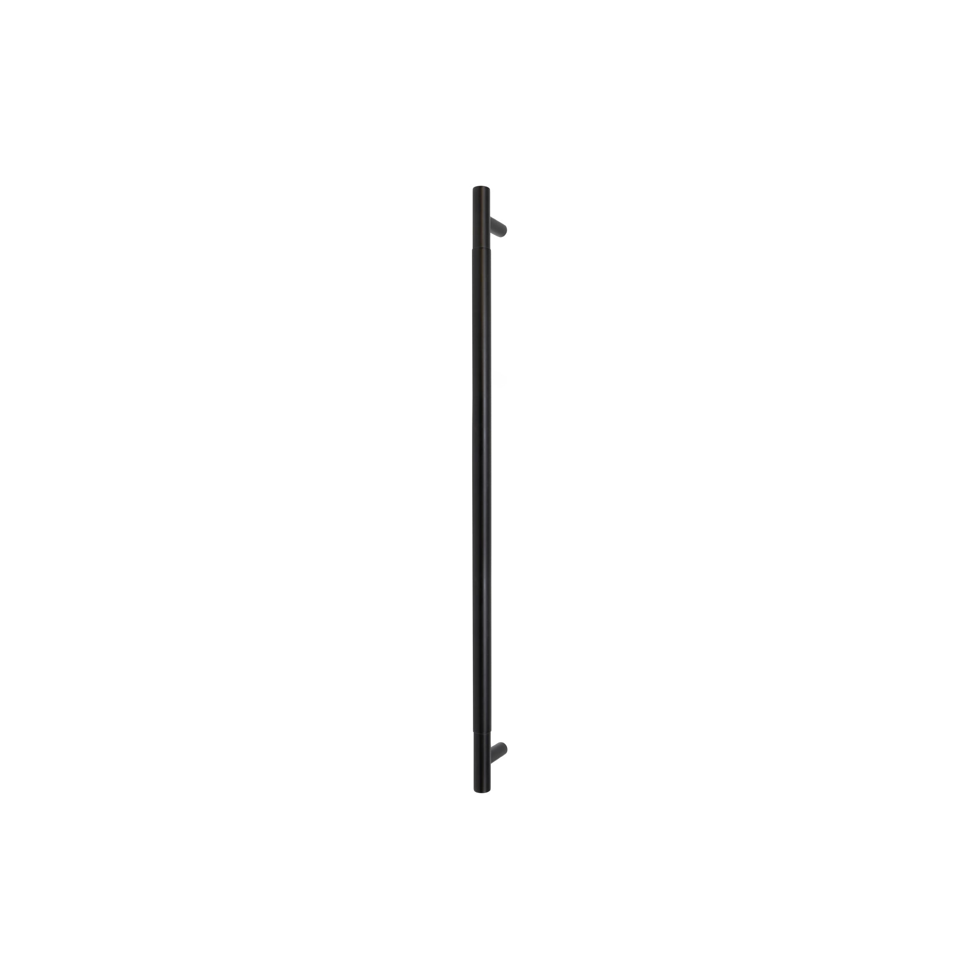 Sento Pull Handle 600mm - Plain - Rear Fixed - Black
