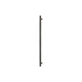 Sento Pull Handle 600mm - Plain - Rear Fixed - Dark Roman Brass